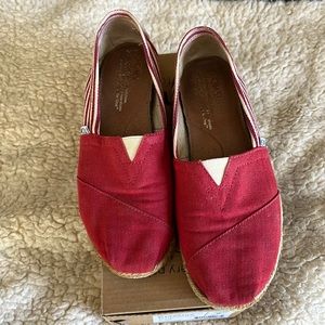 TOMS “University Red” Shoes